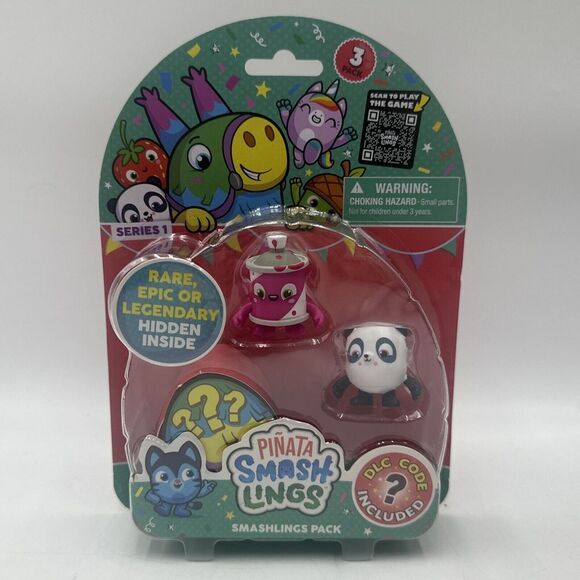 Pinata Smashlings 3 Pack Figures Roblox Official Toy Toikido Mystery Series 1 B1 - Picture 1 of 6